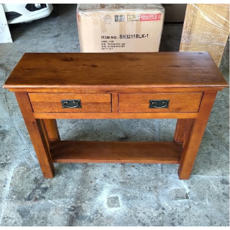 Victoria Oak : Bàn Console Trang Trí + 2 Hộc Kéo